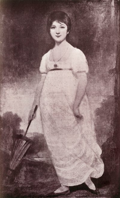 Jane Austen, um 1789, 1919 von Unbekannt