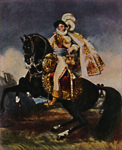 Jerome Bonaparte 1784-1860 - Gemälde von Gros, 1934 von Unbekannt