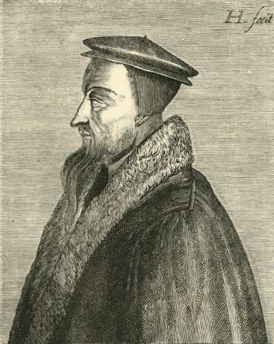 Johannes Calvin, um 1540-1560, 1890 von Unbekannt