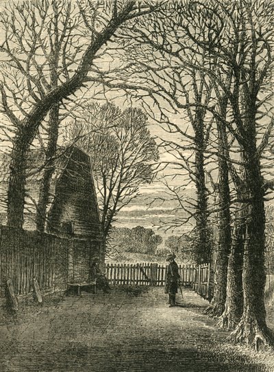 Keats Sitz, Old Well Walk, ca. 1818 von Unbekannt