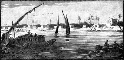 Khartum, Hauptstadt des Sudan, 1900 von Unbekannt