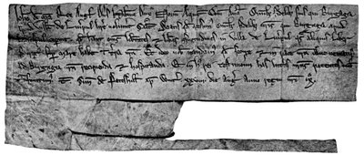 Charta von König Johann, 1207, 1910 von Unbekannt