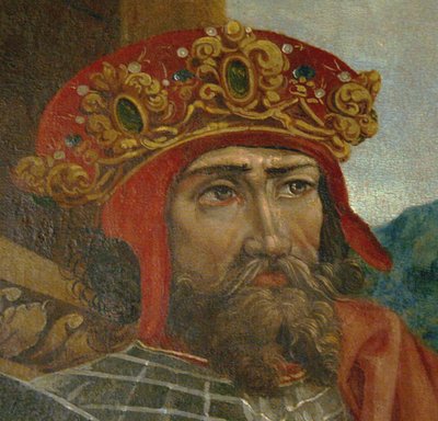 König Wladyslaw II. Jagiello (Detail), ca. 1530 von Unbekannt