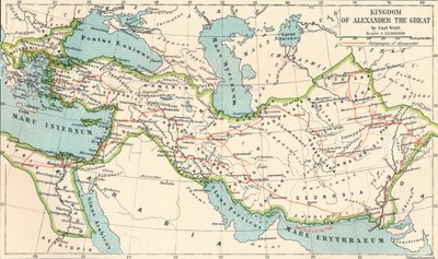 Königreich Alexanders des Großen, um 1901, 1902 von Unbekannt