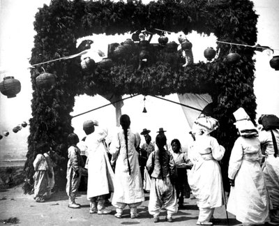 Koreanische Kinder, 1900 von Unbekannt