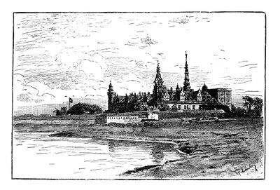 Schloss Kronborg, Helsingör, Dänemark von Unbekannt