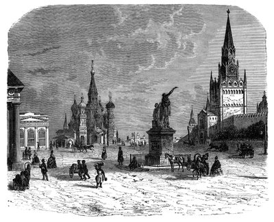 Krusnaya Platz, Moskau von Unbekannt