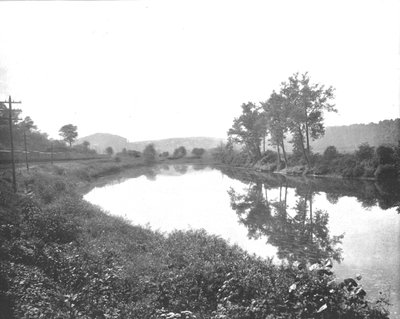 La Colle Blick nach Westen, Pennsylvania Railroad, USA von Unbekannt