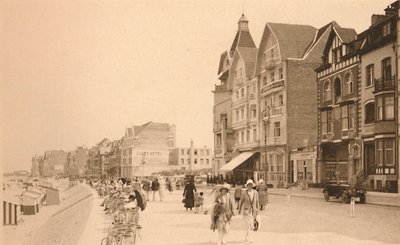 La Digue, Die Promenade, um 1900 von Unbekannt