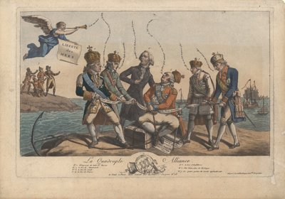 Die Vierfache Allianz, 1800 von Unbekannt