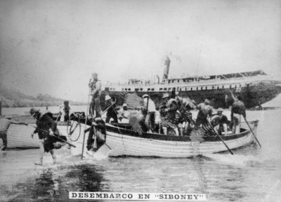 Landung in Siboney, 1898, 1920er von Unbekannt