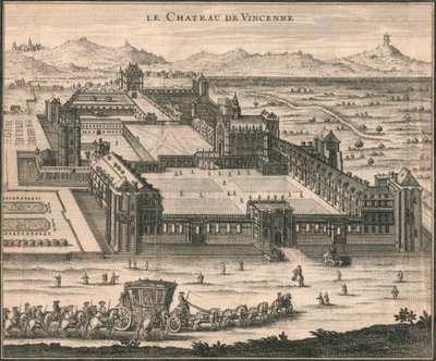 Das Schloss von Vincenne, 1723 von Unbekannt