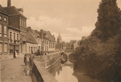 Le Quai des Ménétriers, ca. 1928 von Unbekannt