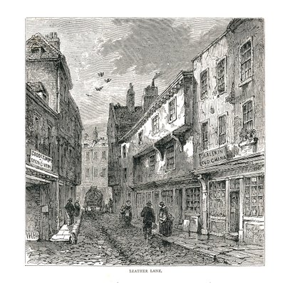 Leather Lane, 1878 von Unbekannt