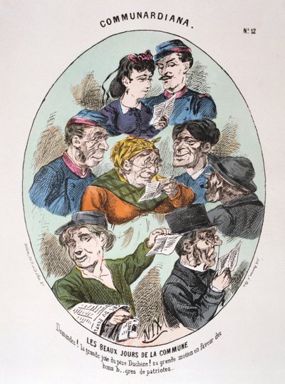 Die schönen Tage der Kommune, 1871 von Unbekannt