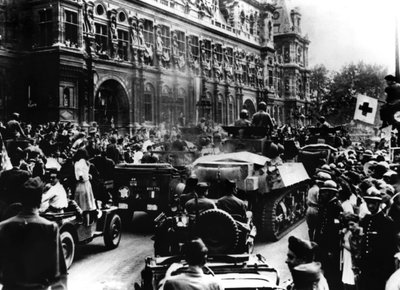 Befreiung von Paris, 25. August 1944 von Unbekannt