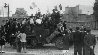 Befreiung von Paris, August 1944 von Unbekannt