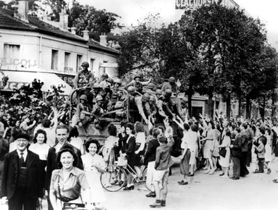 Befreiung von Paris, August 1944 von Unbekannt