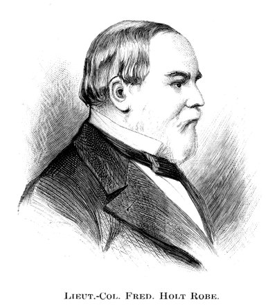 Oberstleutnant Frederick Holt Robe, 1886 von Unbekannt