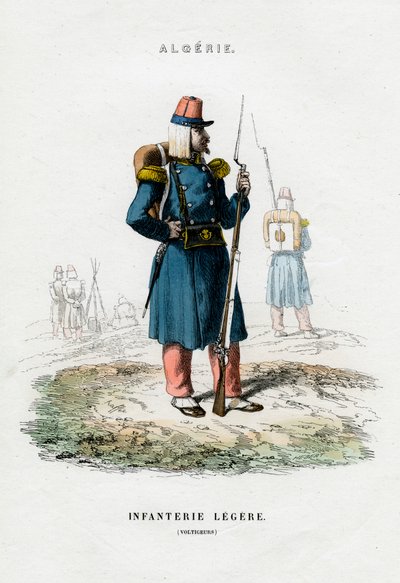 Leichte Infanterie, französische Armee in Algerien von Unbekannt