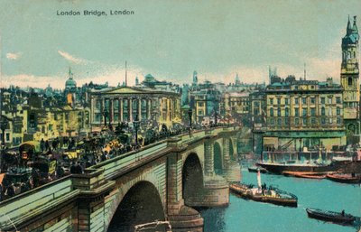 London Bridge, London, um 1910 von Unbekannt