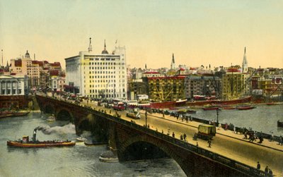 London Bridge und Adelaide House, London, 1935 von Unbekannt