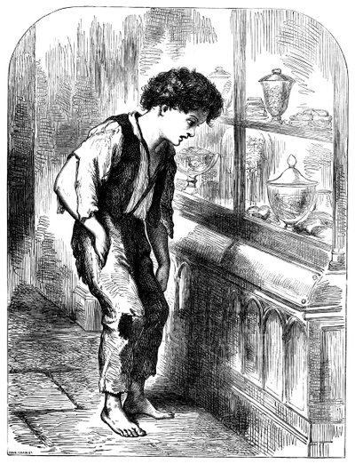 Londoner Straßenkind, 1883 von Unbekannt