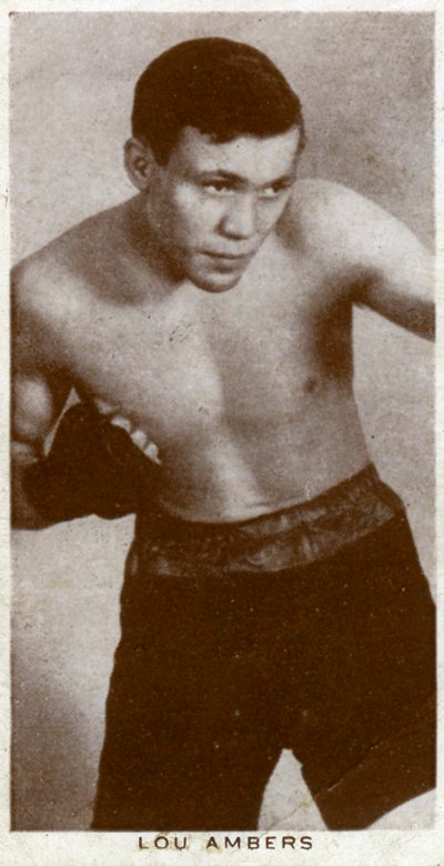 Lou Ambers, amerikanischer Boxer, 1938 von Unbekannt