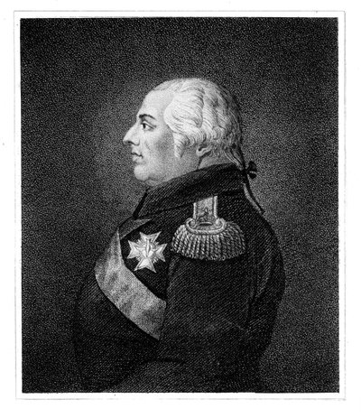 Ludwig XVIII., König von Frankreich von Unbekannt