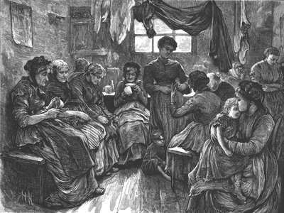 Niedriges Unterkunftshaus, St. Giles, 1872 von Unbekannt