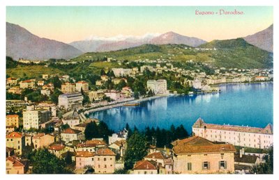 Lugano, Schweiz, 20. Jahrhundert von Unbekannt