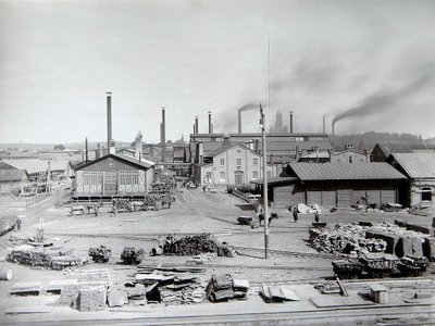 Lysva Eisenhütte, Russland, 1900er Jahre von Unbekannt