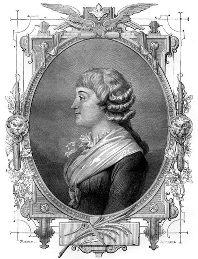 Madame Roland, französische Revolutionärin, 18. Jahrhundert 1882-1884 von Unbekannt
