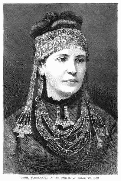 Madame Sophie Schliemann, 1877 von Unbekannt
