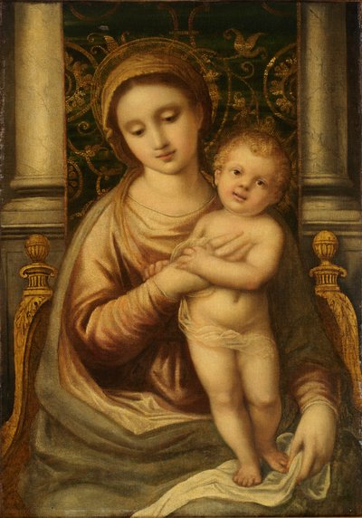 Madonna und Kind, 19. Jahrhundert von Unbekannt
