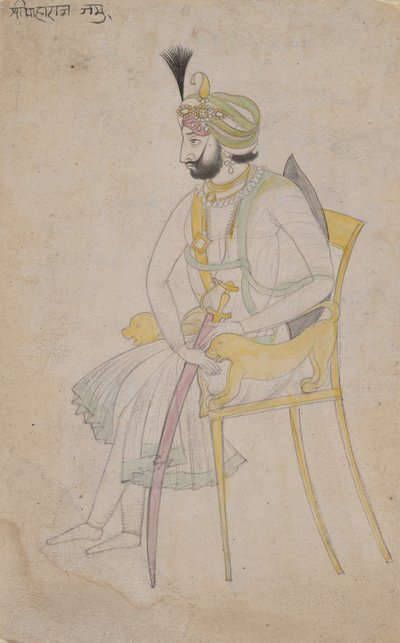 Maharaja Ranbir Singh, ca. 1860-80 von Unbekannt