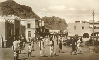 Hauptstraße, Krater, Aden, ca. 1918-1939 von Unbekannt