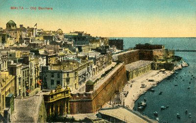 Malta - Alte Barriera, ca. 1918-1939 von Unbekannt