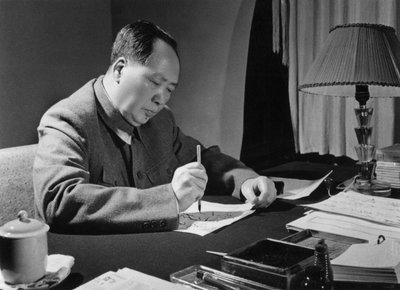 Mao Zedong, chinesischer kommunistischer Revolutionär und Führer, ca. 1950er Jahre von Unbekannt