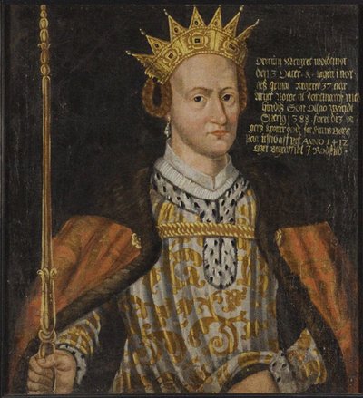 Margarethe I. von Dänemark 1353-1412 von Unbekannt