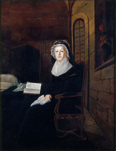 Marie Antoinette im Conciergerie, ca. 1815 von Unbekannt