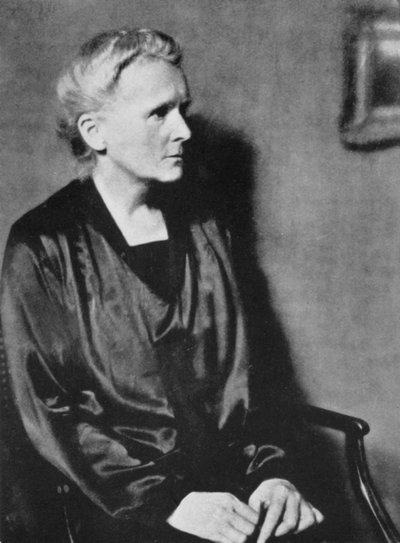 Marie Curie, polnisch-französische Physikerin, 1929 von Unbekannt