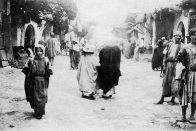 Markt, Mosul, Mesopotamien, 1918 von Unbekannt