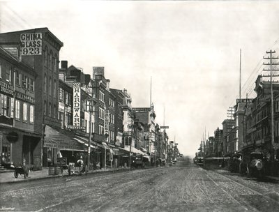 Market Street, Philadelphia, USA von Unbekannt