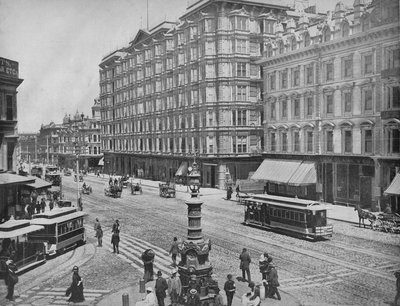 Market Street, San Francisco, Kalifornien, ca. 1897 von Unbekannt