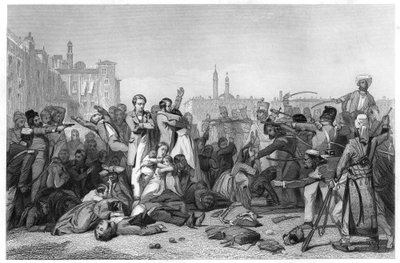 Massaker von Cawnpore, 1857, um 1860 von Unbekannt
