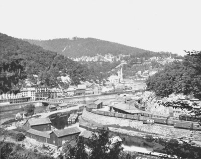 Mauch Chunk, Pennsylvania, mit Blick auf Mount Pisgah, USA, um 1900 von Unbekannt