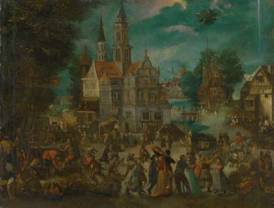Maifeiern (Feiern vor dem Schloss) von Unbekannt