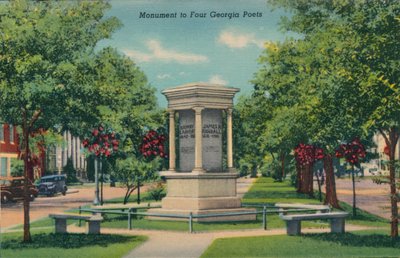Denkmal für vier Dichter aus Georgia, 1943 von Unbekannt