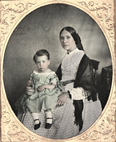 Mutter und Kind, um 1860 von Unbekannt